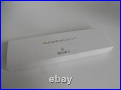 New ROLEX unused Ballpoint pen, silver wave Pen with BOX. Baselworld 2014! Rare