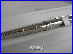 New ROLEX unused Ballpoint pen, silver wave Pen with BOX. Baselworld 2014! Rare