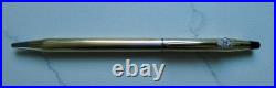 New Rare Cross10KT Gold Filled Pen and Pencil Illinois Bell/ATT Diamond Chip