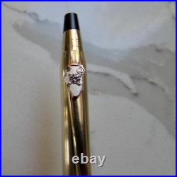 New Rare Cross10KT Gold Filled Pen and Pencil Illinois Bell/ATT Diamond Chip