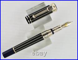New Rare Fabulous Montegrappa Frank Sinatra Limited Edition Fountain Pen 18k Med
