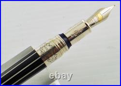 New Rare Fabulous Montegrappa Frank Sinatra Limited Edition Fountain Pen 18k Med