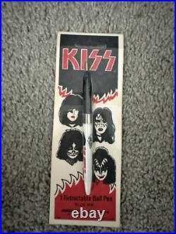 New Rare Kiss Peter Criss Pen Retractable, Ball Aucoin 1978 Ami Wallace Pencil