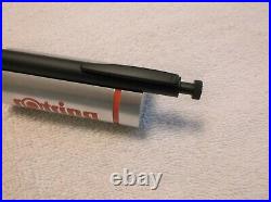 New Rare Rotring Lambda Matte Black Ballpoint Pen