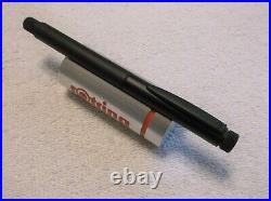 New Rare Rotring Lambda Matte Black Rollerball Pen