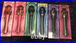 New Sailor Moon Ballpoint pen Set Of 6 Rare Bandai