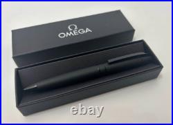 New in Box OMEGA Watch Novelty Matte Black Twisted Ballpoint Pen Super Rare
