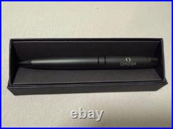 New in Box OMEGA Watch Novelty Matte Black Twisted Ballpoint Pen Super Rare