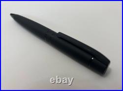 New in Box OMEGA Watch Novelty Matte Black Twisted Ballpoint Pen Super Rare