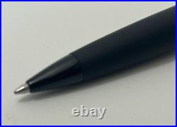 New in Box OMEGA Watch Novelty Matte Black Twisted Ballpoint Pen Super Rare