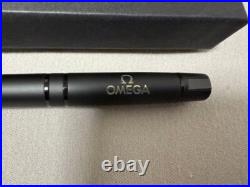 New in Box OMEGA Watch Novelty Matte Black Twisted Ballpoint Pen Super Rare