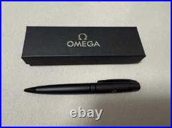 New in Box OMEGA Watch Novelty Matte Black Twisted Ballpoint Pen Super Rare