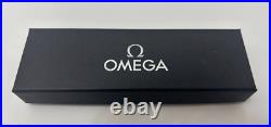 New in Box OMEGA Watch Novelty Matte Black Twisted Ballpoint Pen Super Rare