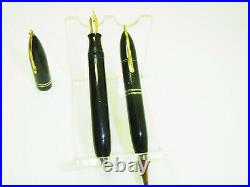 Nice & Rare German STABIL LADY Fountain Pen Flexy 14ct M Nib & Matching Pencil