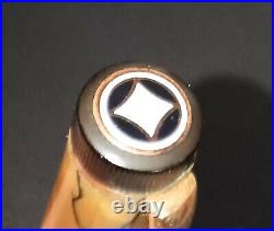 Nice Rare Osmia Supra Fountain Pen Push Button Filler Minor Pen / 14C Gold Nib
