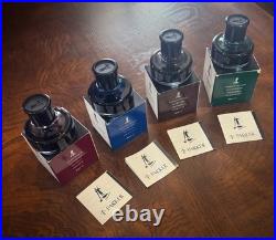 Nos Parker Penman 4 Colors Fp Ink Set-saffire, Emerald, Mocha, Ruby. Boxed. Rare
