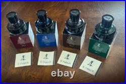 Nos Parker Penman 4 Colors Fp Ink Set-saffire, Emerald, Mocha, Ruby. Boxed. Rare