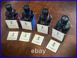 Nos Parker Penman 4 Colors Fp Ink Set-saffire, Emerald, Mocha, Ruby. Boxed. Rare