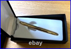 OMEGA Apollo 50th anniv Novelty Gold plating Twisted Ballpoint Pen wz/Box Rare
