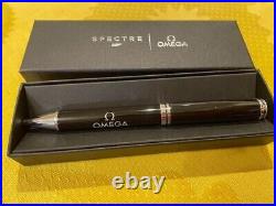 OMEGA Original Novelty Twist type Matte Black Ballpoint Pen withBox Rare New