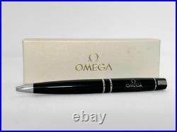 OMEGA Watch Black Logo Ballpoint Pen Rare, New in box