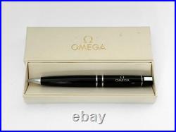 OMEGA Watch Black Logo Ballpoint Pen Rare, New in box