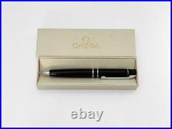 OMEGA Watch Black Logo Ballpoint Pen Rare, New in box