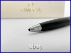 OMEGA Watch Black Logo Ballpoint Pen Rare, New in box