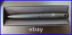 OMEGA Watch Novelty Matte Black Twisted Ballpoint Pen with Box Rare