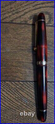 Ohashido Handmade Fountain Pen J. S. U 14K Since 1912 Vintage Rare Nib M
