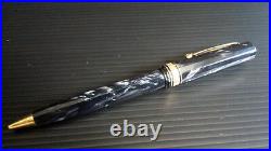 Omas Old Style Celluloid Pearl Grey Ballpoint Pen Rare (New Old Stock)