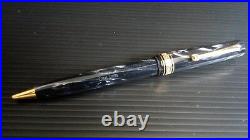 Omas Old Style Celluloid Pearl Grey Ballpoint Pen Rare (New Old Stock)