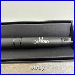 Omega Ballpoint Pen Black Box Novelty For Watch Rare Original New