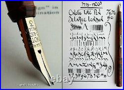 Onoto 7070 LEVER HR Fountain Pen 1920's 14K F/M Flex Nib. N. O. S. MINT RARE