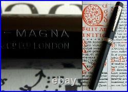Onoto Magna 1873 first issue fountain pen 1937. F FULL Flex Nib. Serviced. Rare
