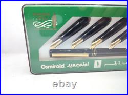 Osmiroid Arabic writing Pen Set 22 Carat Gold Plated Sealed New Item rare item