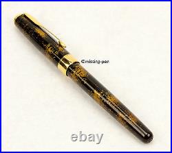 PARKER SONNET FOUNTAIN PEN RARE CHINESE / CHINA LAQUE BROWN with M-nib