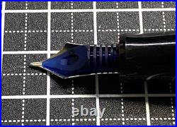 PILOT CUSTOM LE BLUE Fountain Pen Medium Nib 14K Gold rare from JAPAN USED