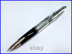 PILOT CUSTOM STERLING SILVER dragon 14K585 14K M nib H884 rare