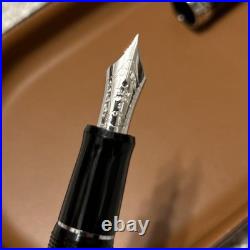 PILOT Custom Legance Black Marble Fountain Pen F Nib Rare Collectible