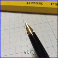 PILOT DESK PEN 14K NIB Vintage Japanmade Authentic Black Ink Rare collectible