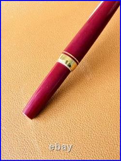 PILOT Elite Fountain Pen 14K-585 Red Fine Nib Vintage Japan Rare Color