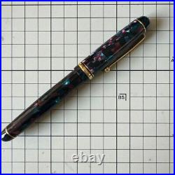 PILOT Fountain Pen Custom Legance 2 Red Blue Nib F 14K Rare Item Used Japan