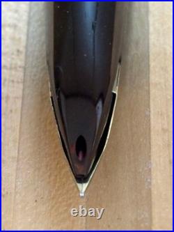 PILOT Sterling Silver Fountain Pen Crane Design 18K Fine Nib Vintage Rare