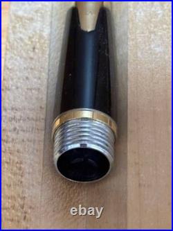 PILOT Sterling Silver Fountain Pen Crane Design 18K Fine Nib Vintage Rare