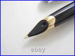 PILOT Super 500 Black Fountain Pen 14K Fine (F) Nib 1960s Vintage Super Rare