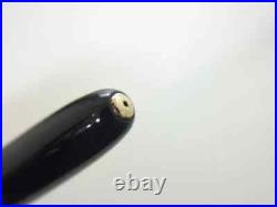 PILOT Super 500 Black Fountain Pen 14K Fine (F) Nib 1960s Vintage Super Rare