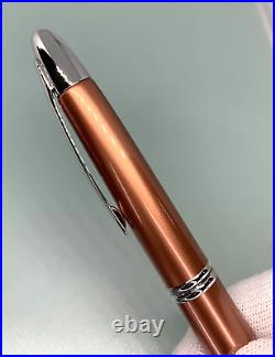 PILOT Vanishing Point COPPER 18K Medium Nib 2014 Limited Edition Rare Boxed USED