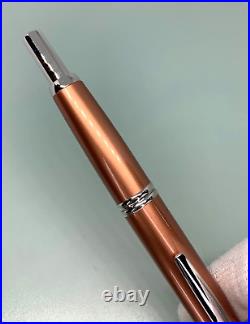 PILOT Vanishing Point COPPER 18K Medium Nib 2014 Limited Edition Rare Boxed USED