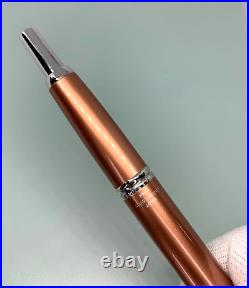 PILOT Vanishing Point COPPER 18K Medium Nib 2014 Limited Edition Rare Boxed USED